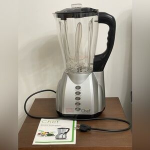 Electric Soup Maker - Silver and Black